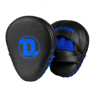 Лапи Dozen Monochrome Focus Training Mitts (Пара) розмір 26 см * 20 см * 6 см Чорно-сині DZN-PM210102