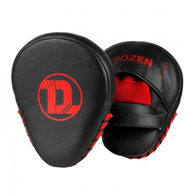 Лапи Dozen Monochrome Focus Training Mitts (Пара) розмір 26 см * 20 см * 6 см Чорно-червоний DZN-PM210102