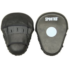 Боксерські лапи SPORTKO шкіряні 'Яблуко'
