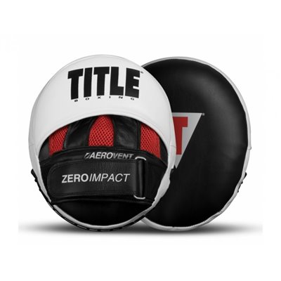 Лапи TITLE Zero-Impact Rare Air Punch Mitts 2.0 один розмір чорний/білий (4670)