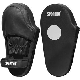 Лапи для кікбоксингу Sportko ПД4 чорні