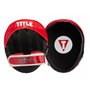 Лапи TITLE Gel Vortex Micro Mitts один розмір чорний/червоний (4079)