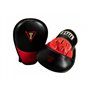 Лапи TITLE Fist Boxing Extended Punch Mitts один розмір чорний/червоний (4839)