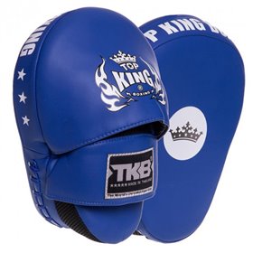 Лапа Вигнута для боксу та єдиноборств Super TKFMS Top King Boxing Синій (37551027)