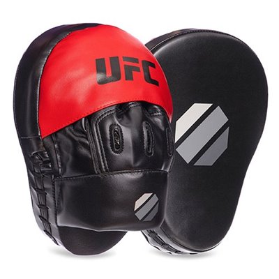 Лапа Вигнута для боксу та єдиноборств UFC UHK-69754 UFC Чорно-червоний (37512023)