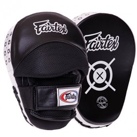 Лапа вигнута шкіряна (2шт) Fairtex 3362 Black
