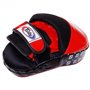 Лапа вигнута шкіряна (2шт) Fairtex 3362 Red-Black