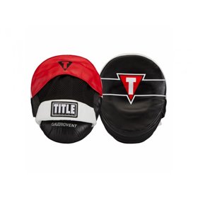 Лапи TITLE Zero Impact Micro Mitts один розмір чорний/червоний (3822)