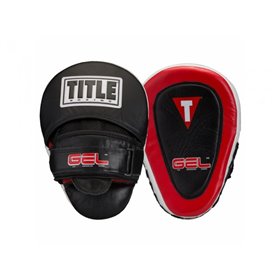 Лапи TITLE Gel Blockade Punch Mitts один розмір чорний/червоний (3823)