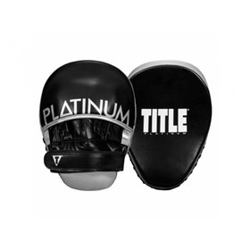 Лапи TITLE Platinum Prolific Punch Mitts один розмір чорний/сріблястий (5217)