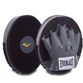 Лапи/маківари Лапа Пряма кругла для боксу та єдиноборств EVERLAST PUNCH MITTS (EV4318) (MA00963)