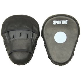 Лапи боксерські шкіряні 'Яблуко' шкіряні Sportko ПК-5