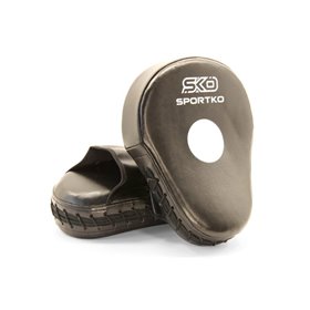 Боксерські лапи Sportko шкіряні 'Яблуко' арт.ПК-5