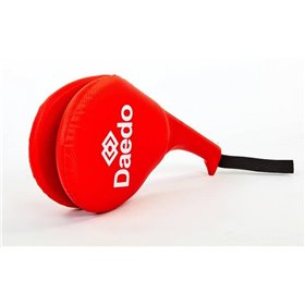 Ракетка для тхеквондо подвійна Daedo 5489 червона