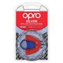 Капа OPRO Silver Red/Blue