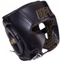 Шолом боксерський у мексиканському стилі шкіряний UFC PRO Prem Lace Up UHK-75054 (р-р SM, чорний)