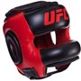 Шолом боксерський з бампером шкіряний UFC PRO UHK-75062 S чорний