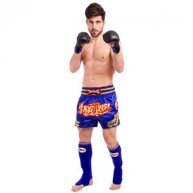 Захист гомілки та стопи з фіксатором TWINS SGN1 L колір синій