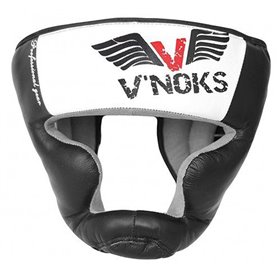 Боксерський шолом V`Noks Aria V`Noks M Чорно-білий (37349018)