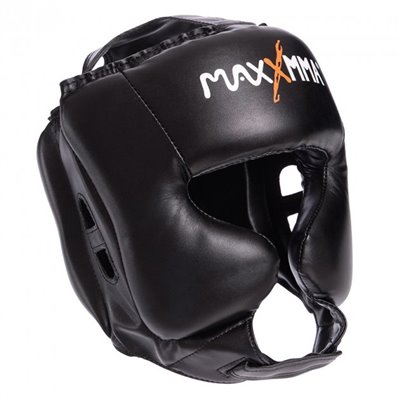 Шолом боксерський у мексиканському стилі MaxxMMA GBH01 FDSO L/XL Чорний (37508110)