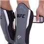 Захист гомілки та стопи для єдиноборств Pro Training UHK-69982 UFC L/XL Срібно-чорний (37512038)