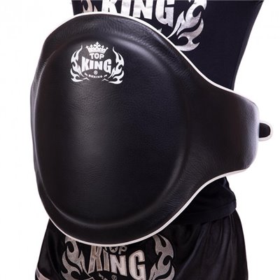 Пояс тренера шкіряний Professional TKBPPB Top King Boxing S Чорний (37551029)