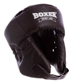Шолом боксерський відкритий Boxer 2030 Без бренду M Чорний (37429467)