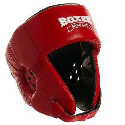 Шолом боксерський відкритий Boxer 2027 Без бренду L Червоний (37429476)