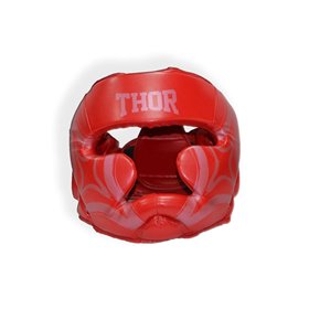 Шолом для боксу THOR COBRA 727 L /Шкіра / червоний