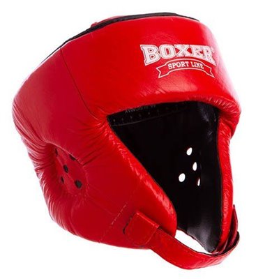 Шолом боксерський відкритий Boxer 2029 Без бренду M Червоний (37429470)