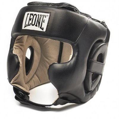 Боксерський шолом Leone Training Black L (500021)