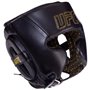 Шолом боксерський у мексиканському стилі шкіряний UFC PRO Prem Lace Up UHK-75054 SM чорний