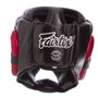 Шолом боксерський з повним захистом шкіряний FAIRTEX HG13-CLOSE червоний L