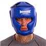 Шолом боксерський з повним захистом Кожвініл BOXER 2036 синій L