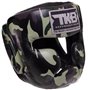 Шолом боксерський із повним захистом шкіряний TOP KING Empower Camouflage TKHGEM-03 зелений S