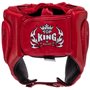 Шолом боксерський відкритий шкіряний TOP KING Open Chin TKHGOC червоний S