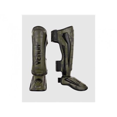 Захист ніг VENUM Elite Standup Shin guards M хакі/чорний (4651)