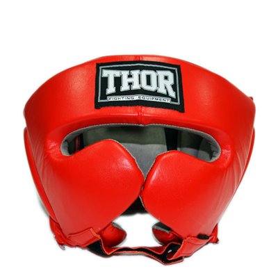 Захист для боксу/єдиноборств THOR 716 M /Шкіра/червоний (716 (Leather) RED M) (F00276647)