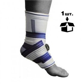 Спортивний бандаж на голеностоп Power System Ankle Support Pro PS-6009 Blue/White S/M
