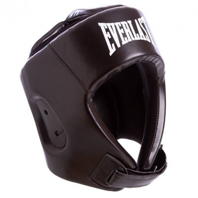 Шолом боксерський відкритий із захистом верхівки Everlast BO-8682 L-62см чорний