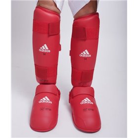 Захист гомілки та стопи WKF ADIDAS червоний M