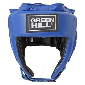 Шолом бокс GREEN HILL UBF LOGO шкіра розмір M синій