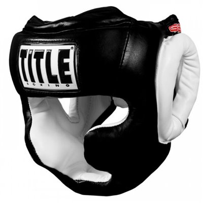 Шлем Title Gel World Full-Face Training Headgear REG Black