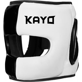 Шолом із бампером Kayo M Чорно-білий (KRHG-170M)
