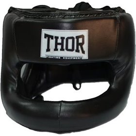Боксерський шолом Thor NOSE PROTECTION 707 M PU Чорний (7501707012028)