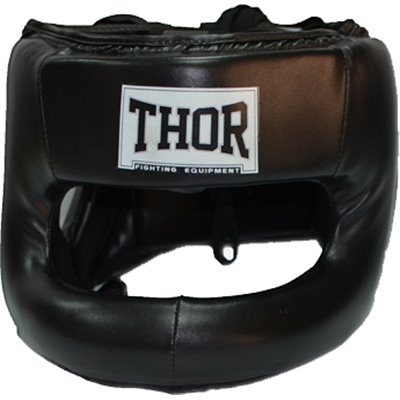 Боксерський шолом Thor 707 Nose Protection L Black (707 (PU) BLK L)