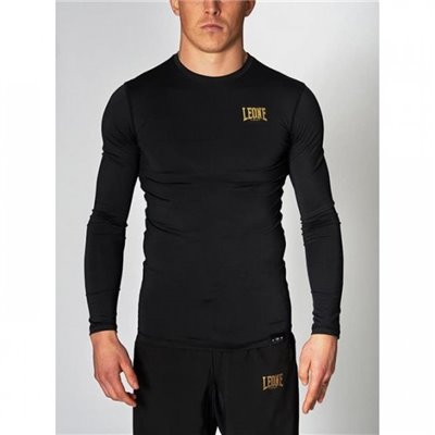 Рашгард з довгим рукавом Leone Black/Gold M