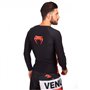 Комплект компресійний чоловічий (Лонгслив і шорти) Venum REVENGE CO-5816-CO-5817 (PL, р-р L 170-175, чорний-червоний-білий)