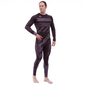 Комплект компресійний чоловічий (Лонгслив і штани) Venum AMRAP 9507-9607 (PL, еластан, S 42-44 )