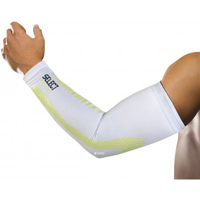 Рукав компресійний Select Compression Arm Sleeves 6610 M 2 шт. Білий (5703543110810)